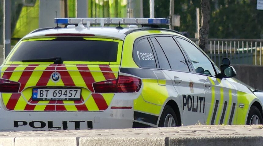 Bildet viser et illustrasjonsbilde av en politibil